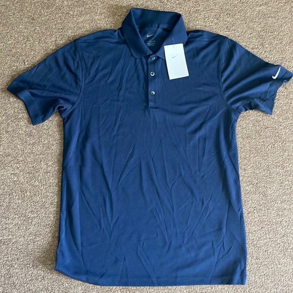 Nike Other - Nike Mens Dri fit polo shirt navy blue new